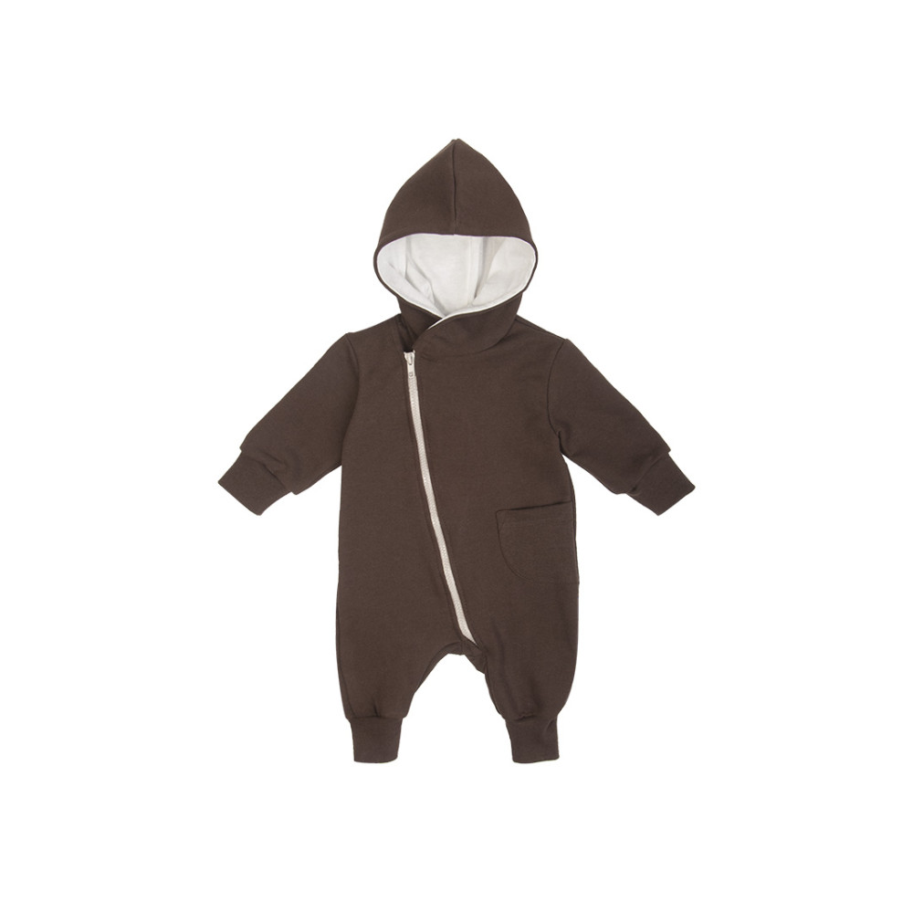 Комбинезон из футера "Стрит", Кофе