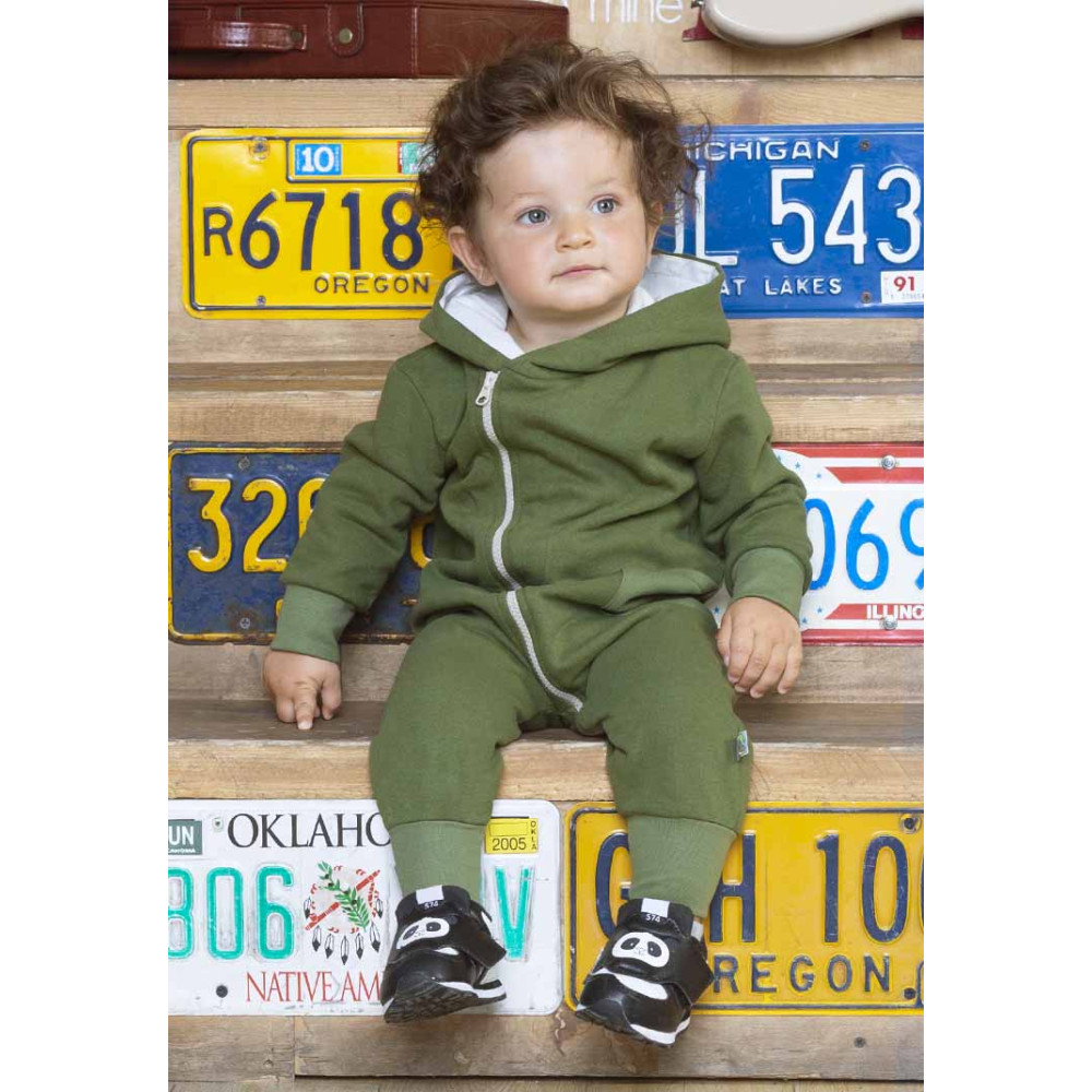 Комбинезон из футера "Стрит", Хаки