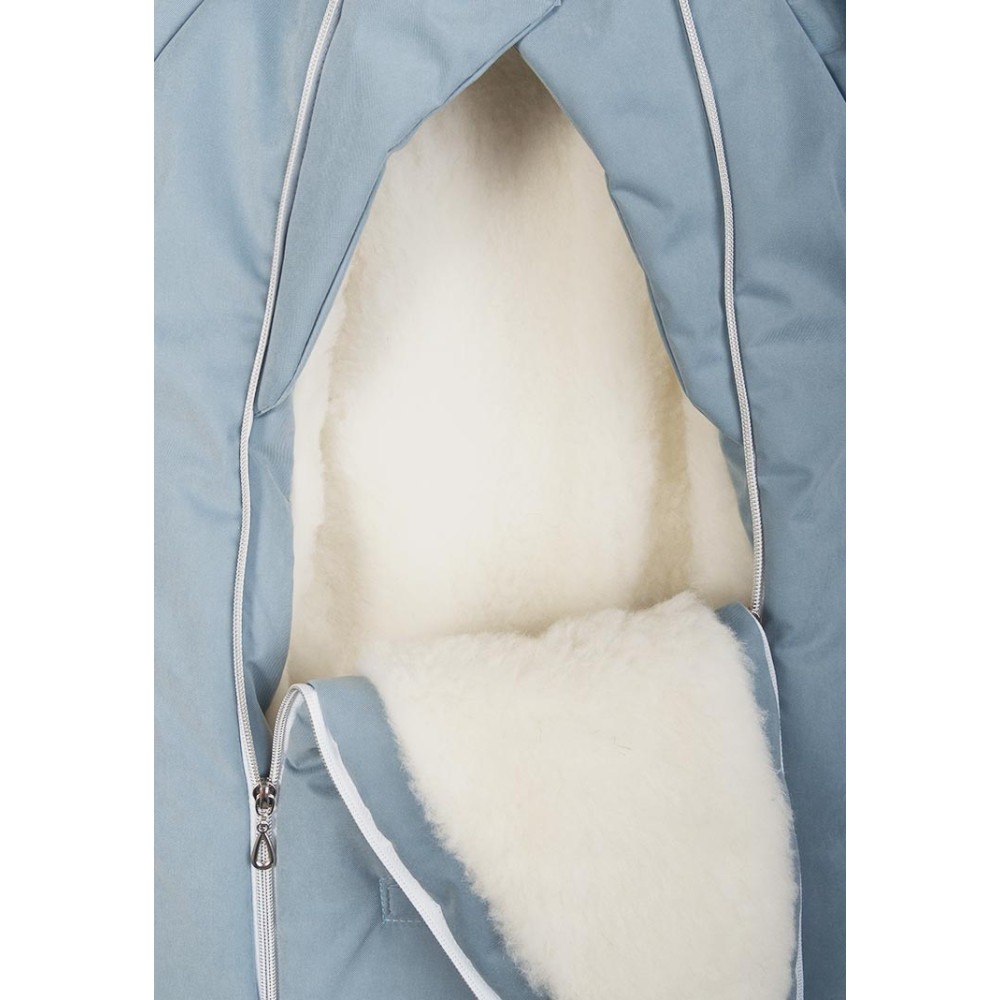 Зимний конверт-комбинезон с ручками для новорожденного "Айс", Голубой