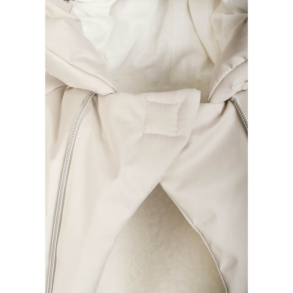 Зимний конверт-комбинезон с ручками для новорожденного "Айс", Молоко