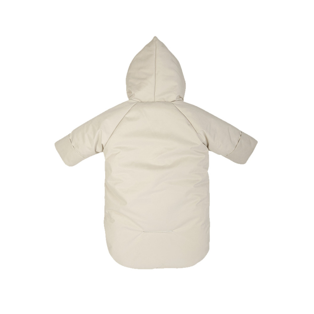 Зимний конверт-комбинезон с ручками для новорожденного "Айс", Молоко