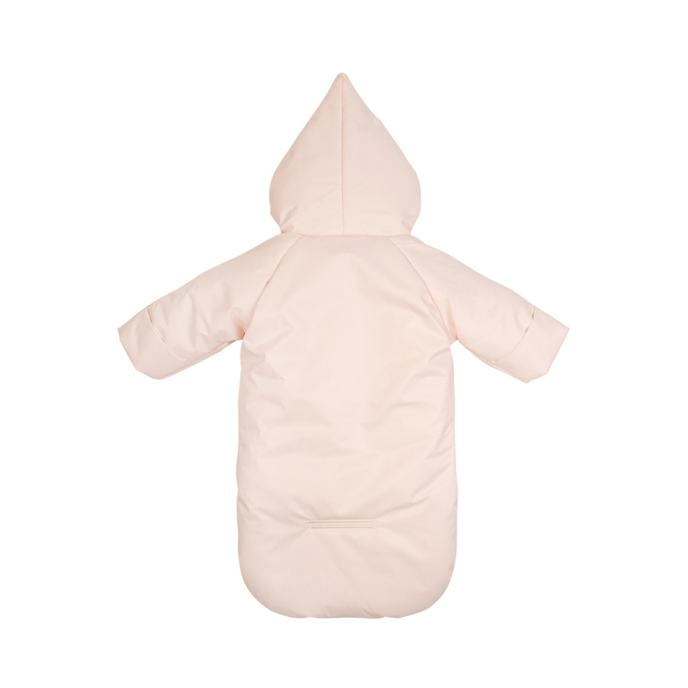Зимний конверт-комбинезон с ручками для новорожденного "Айс", Пудра
