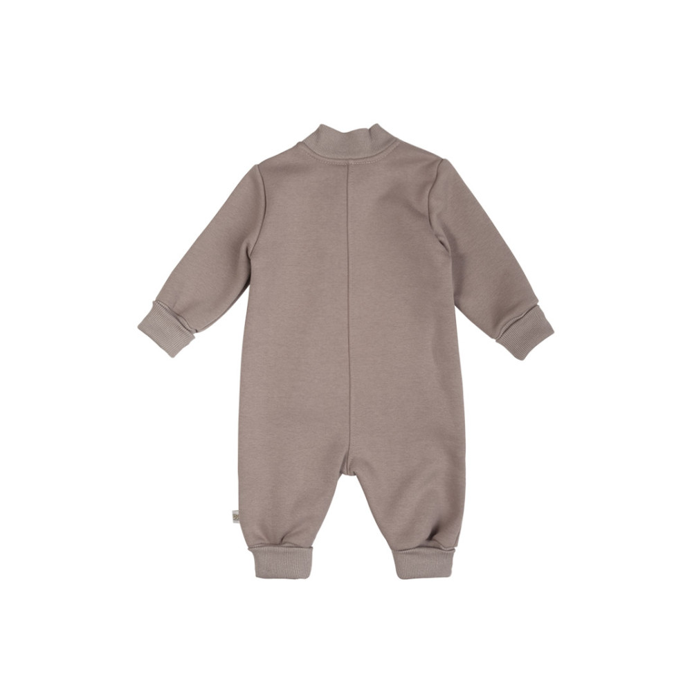 Комбинезон из футера с начесом "Урбан", Какао