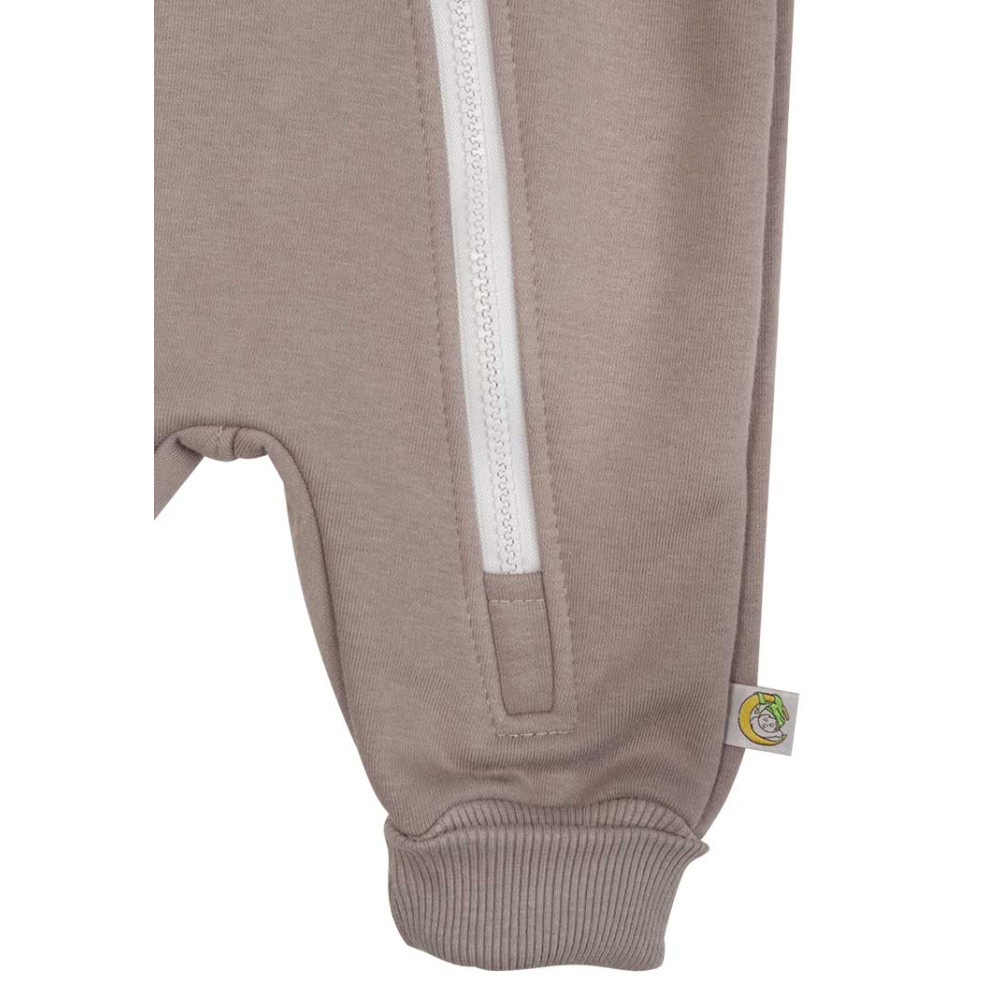 Комбинезон из футера с начесом "Урбан", Какао