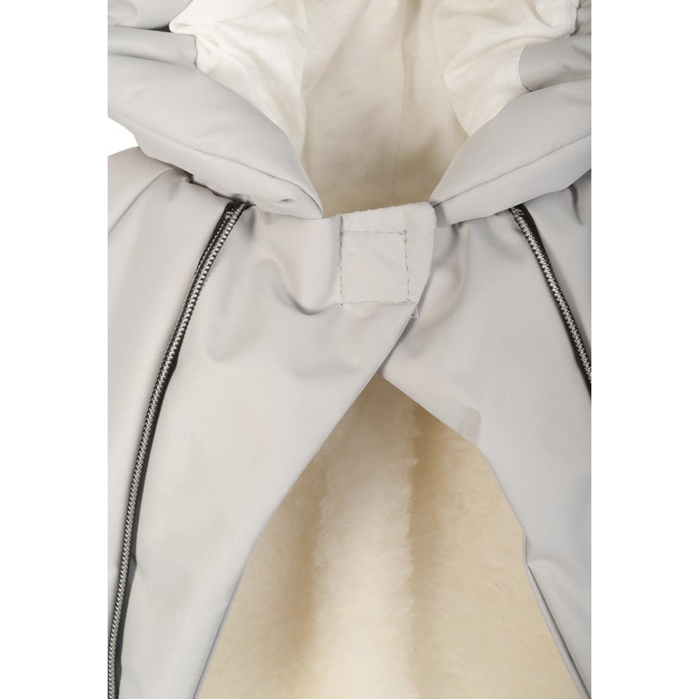 Зимний конверт-комбинезон с ручками для новорожденного "Галактика", Серый