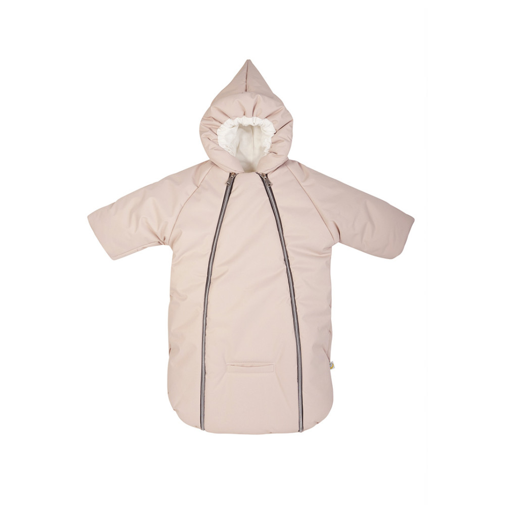 Зимний конверт-комбинезон с ручками для новорожденного "Галактика", Розовый