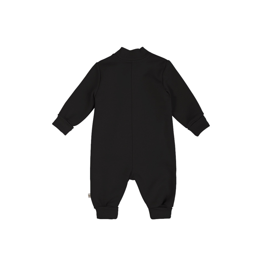 Комбинезон из футера с начесом "Урбан", Черный