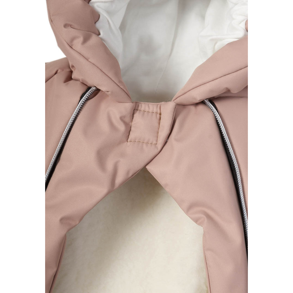 Зимний конверт-комбинезон с ручками для новорожденного "Галактика", Карамель