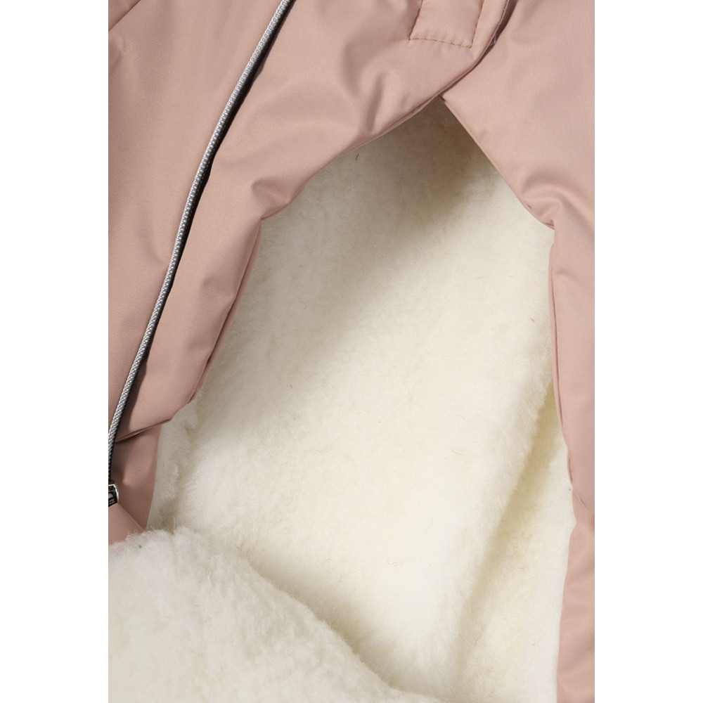 Зимний конверт-комбинезон с ручками для новорожденного "Галактика", Карамель