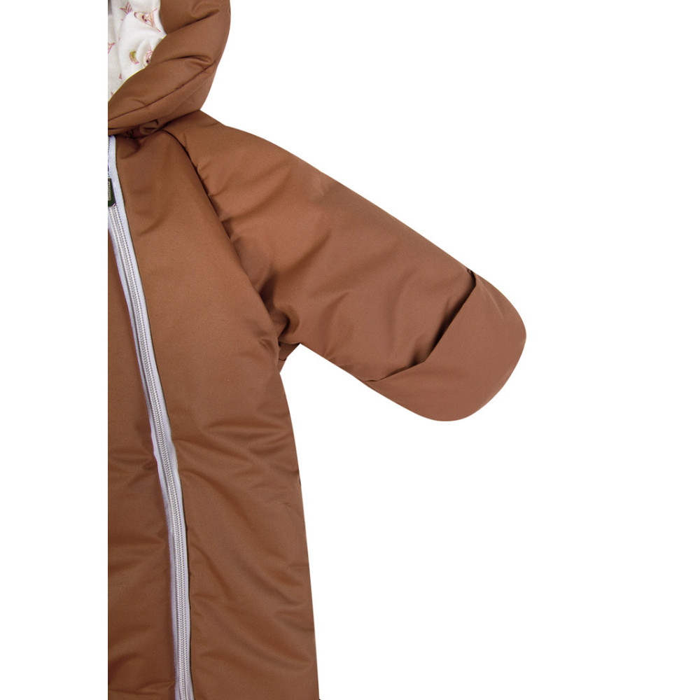 Конверт-комбинезон зимний на выписку "Сплюша", Корица