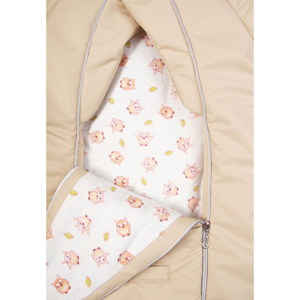 Конверт-комбинезон зимний на выписку "Сплюша", Бежевый