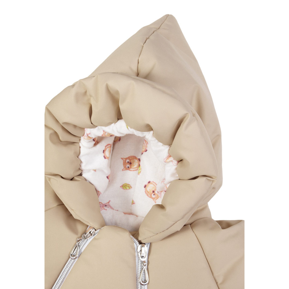 Конверт-комбинезон зимний на выписку "Сплюша", Бежевый