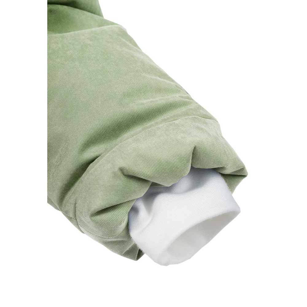 Зимний конверт-комбинезон с ручками для новорожденного "Айс", Полынь