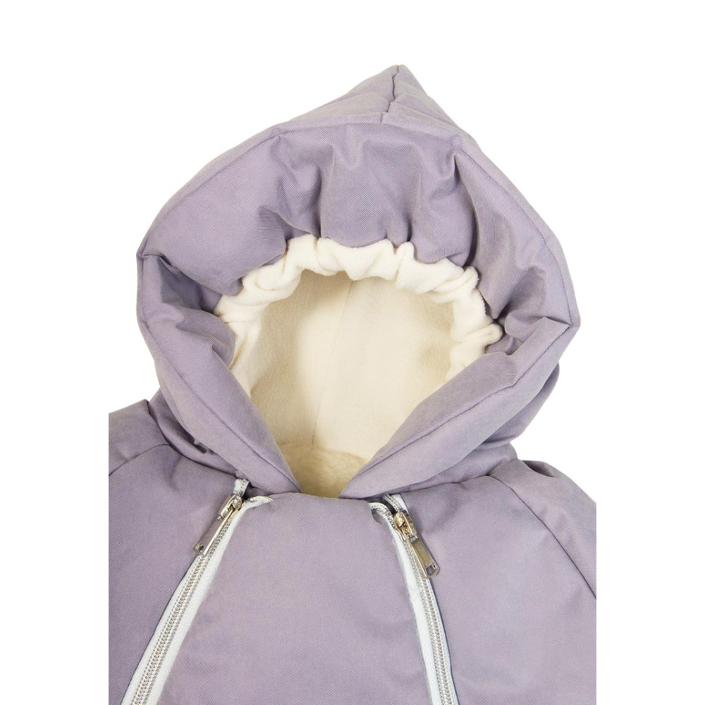 Зимний конверт-комбинезон с ручками для новорожденного "Айс", Фиолетовый