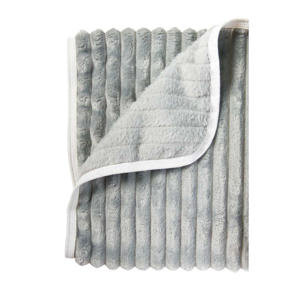 Плюшевый плед "Зефир", Серый