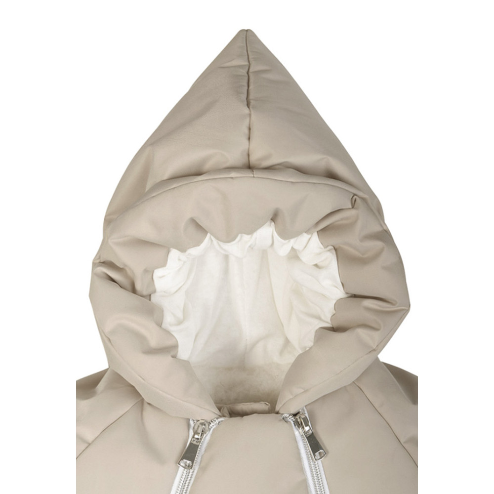 Зимний конверт-комбинезон с ручками для новорожденного "Айс", Бежевый