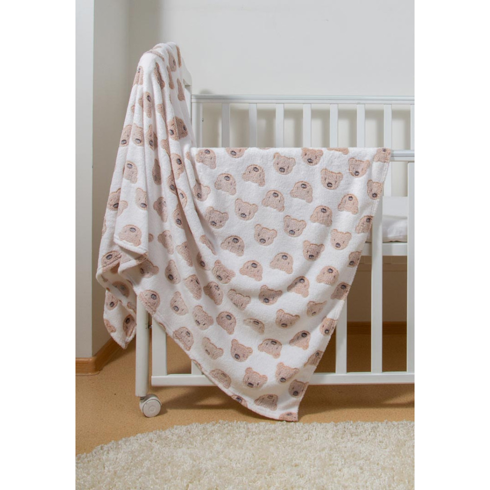 Плюшевый плед для новорожденного "Мишки"