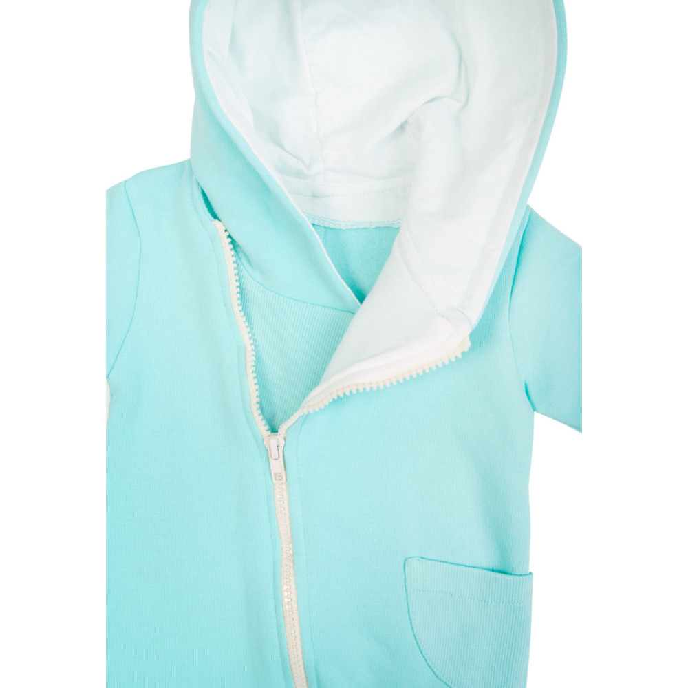 Комбинезон из футера "Стрит", Мятный