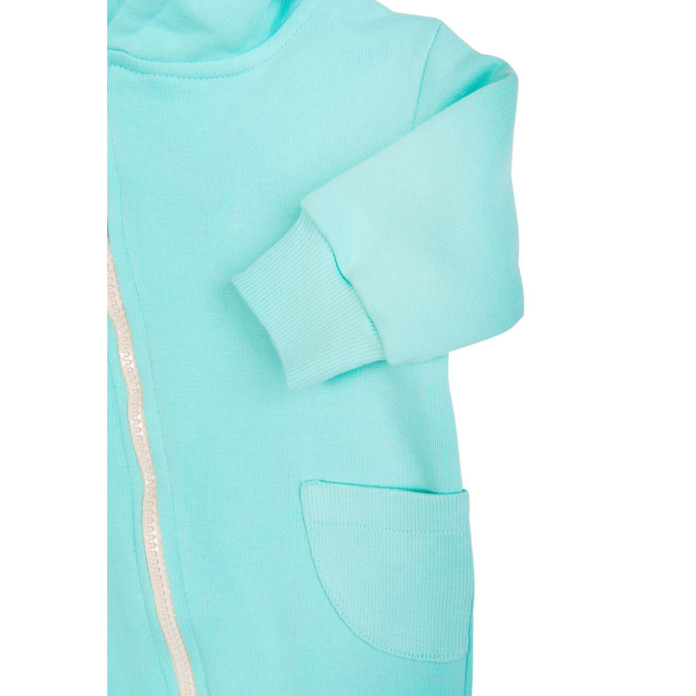 Комбинезон из футера "Стрит", Мятный