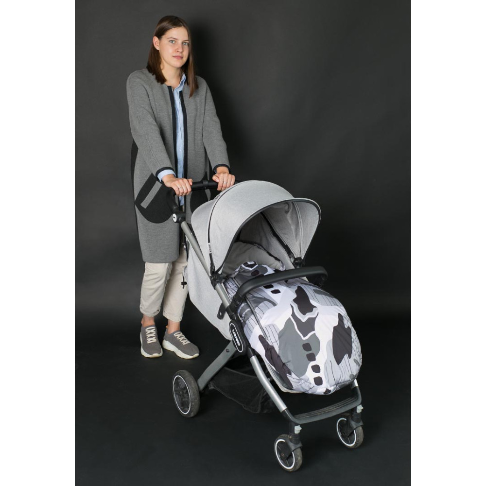 Меховой конверт в коляску "Галактика"