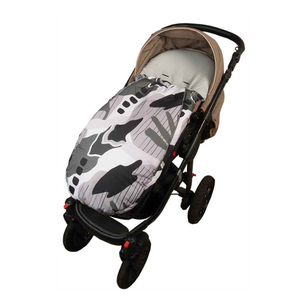 Меховой конверт в коляску "Галактика"