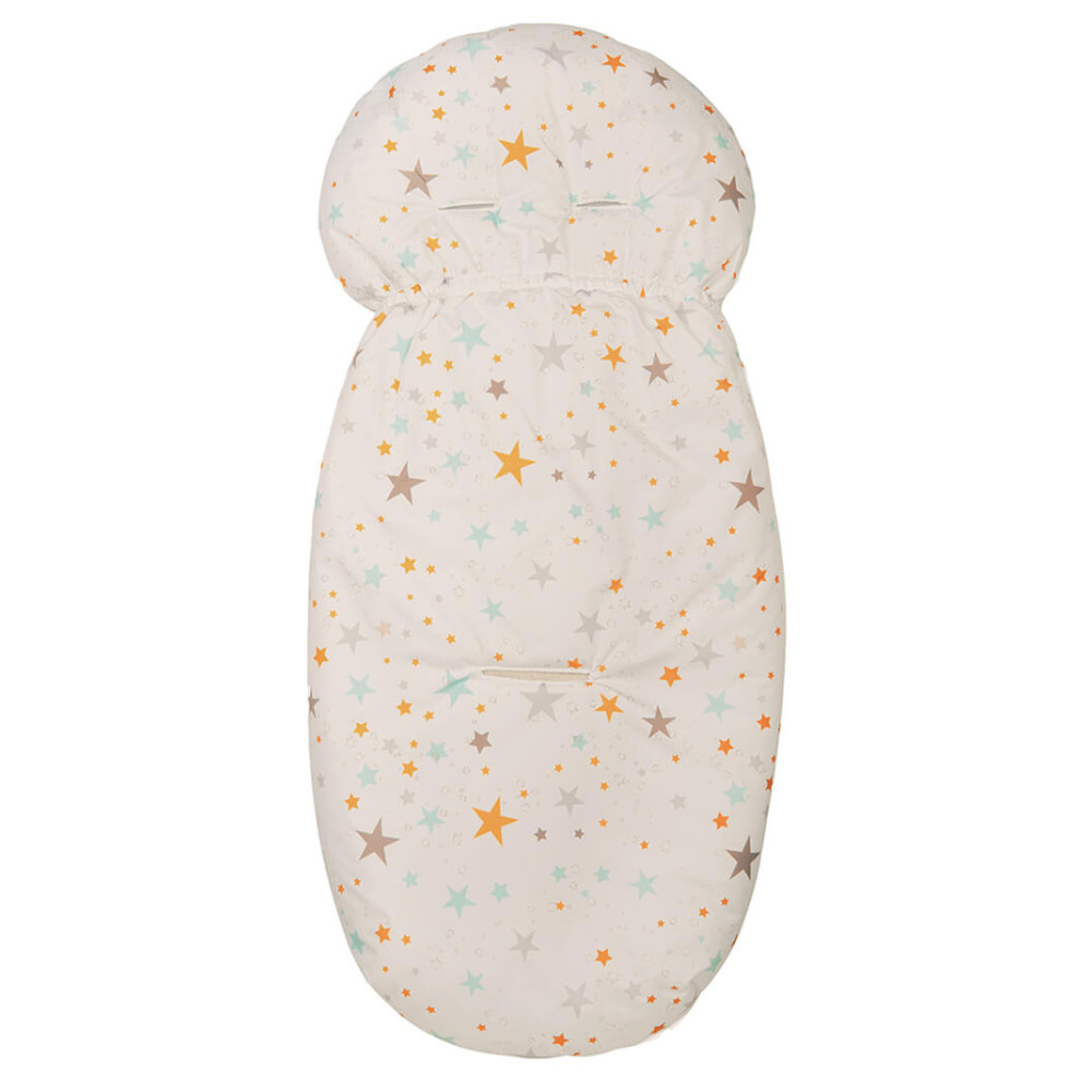 Меховой конверт в коляску "Орион", бежевый