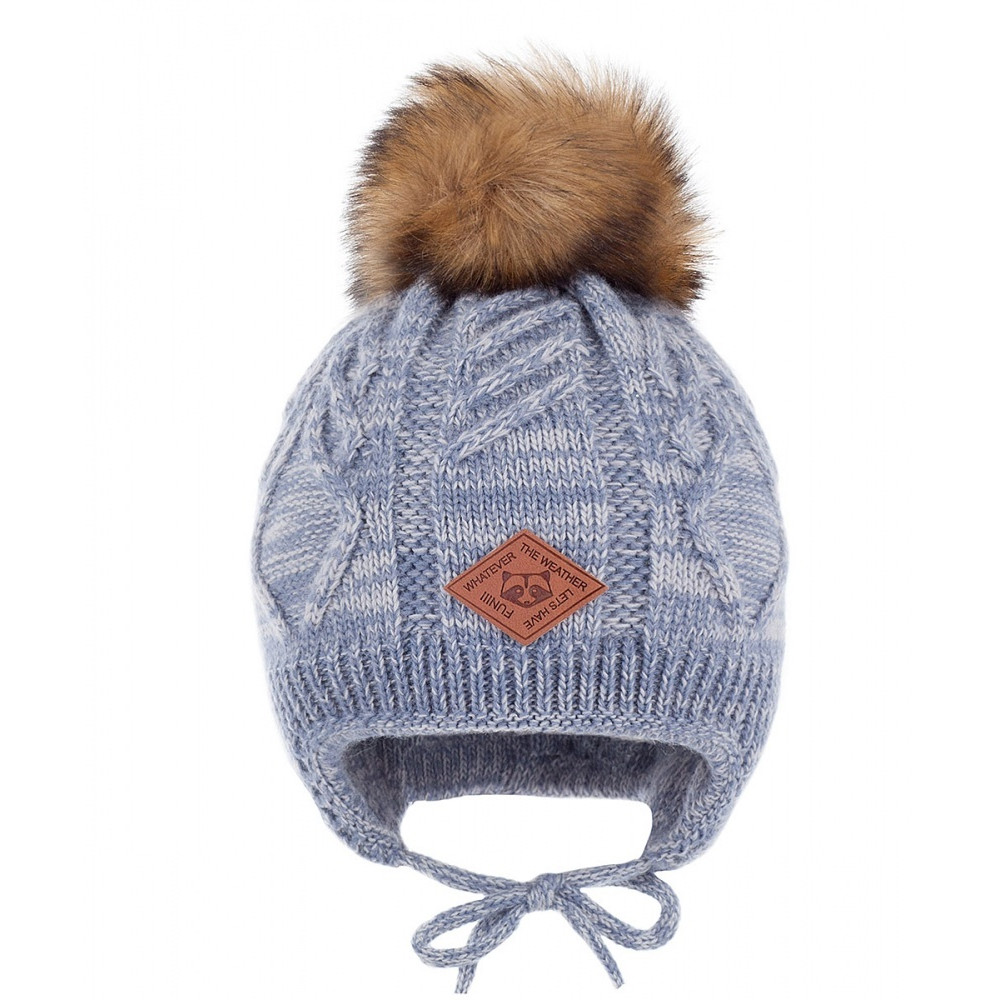 Зимняя шапка для мальчика, Синяя