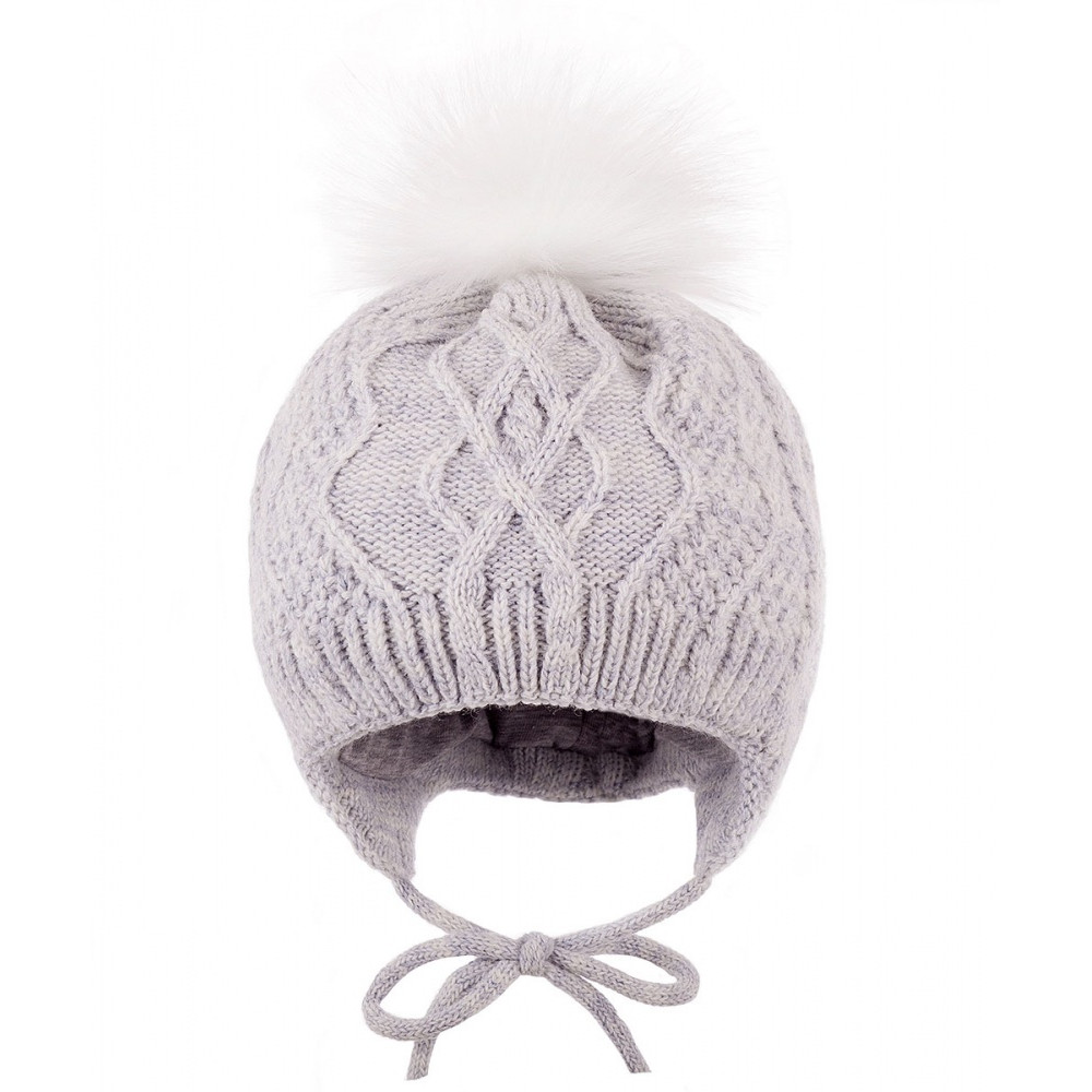 Детская шапка "Зефирка", Серая