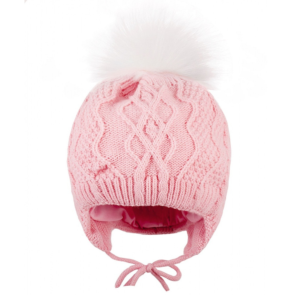 Детская шапка "Зефирка", Розовая