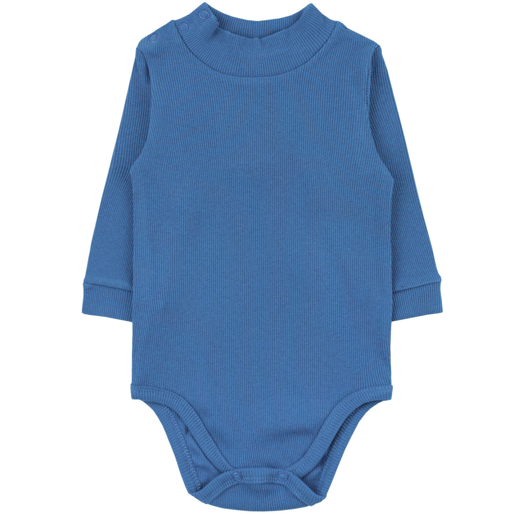 Боди-водолазка кашкорсе, Синий